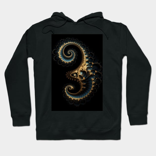 Spiral Fractal Hoodie by Mistywisp